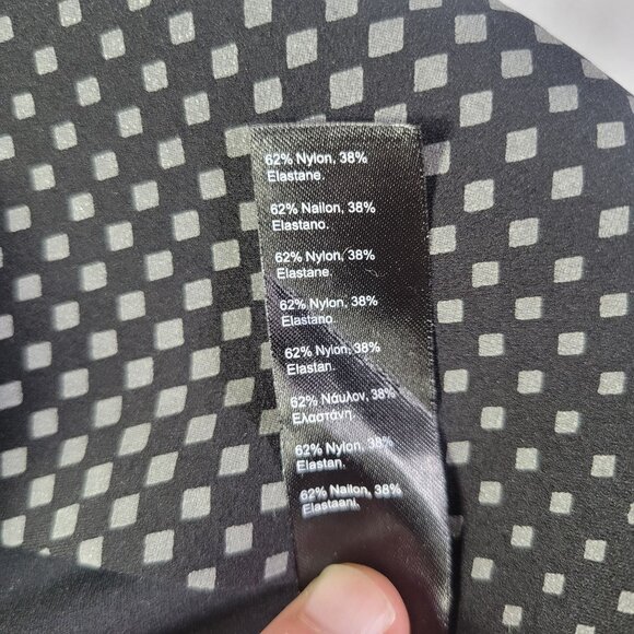 Spanx Women Every.Wear Black Asymmetrical Reflective Leggings Black Size S - Picture 5 of 9